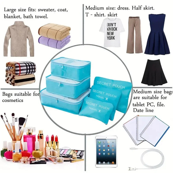 Travel-Ready Luggage Organizers
